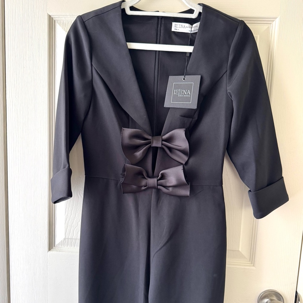 🔔 PRICE DROP🔔 NEW IEENA for Mac Duggal Flare Leg Jumpsuit, size 4